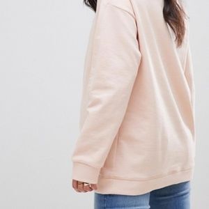 ASOS DESIGN Maternity ultimate sweatshirt in pink